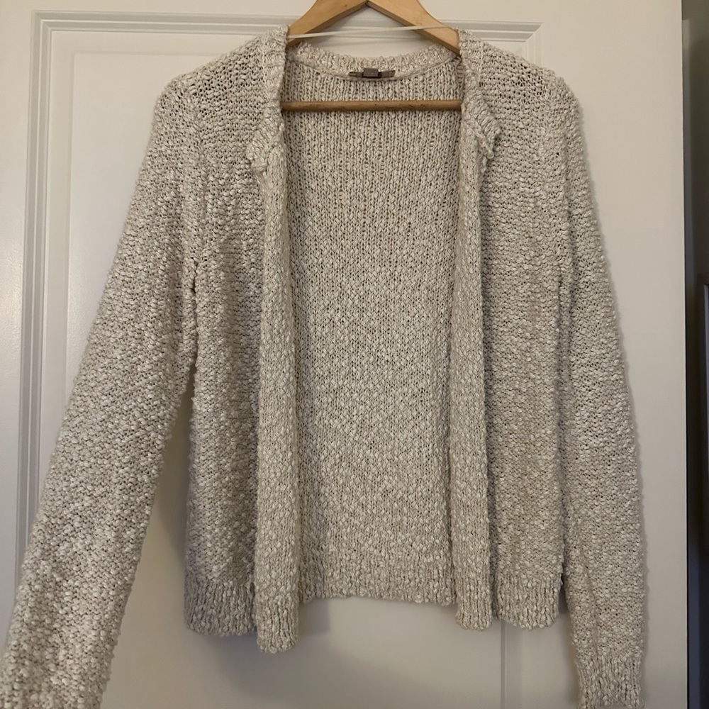 LOFT Cream Cardigan - Petite S
